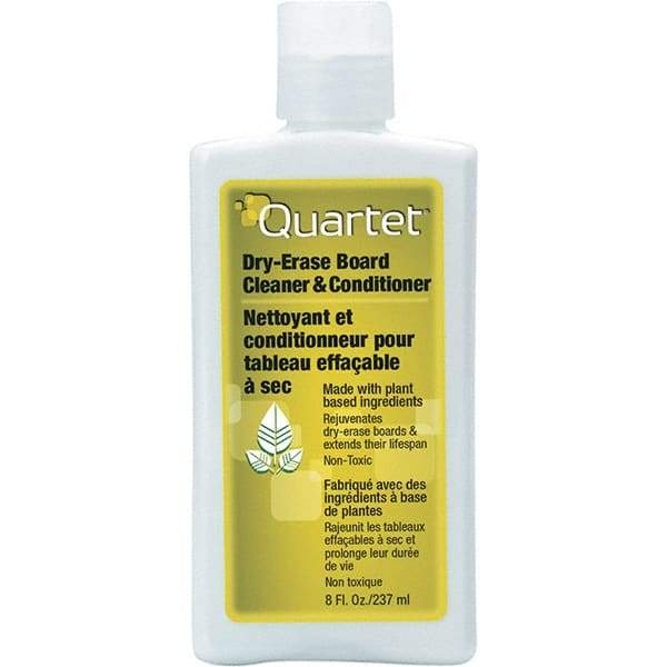 Quartet - 8 oz Bottle White Board & Dry Erase Board Cleaner - For Use with Dry Erase Marker Boards - Apex Tool & Supply