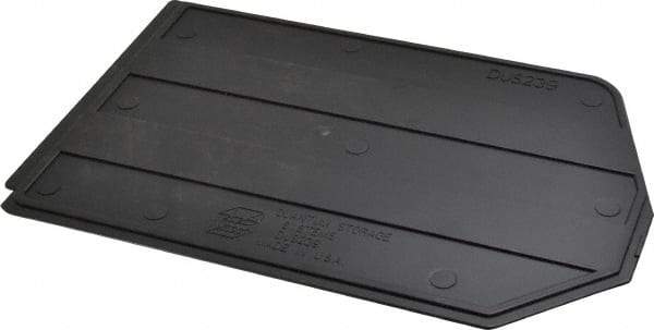Quantum Storage - 10.8" Wide x 7" High, Black Bin Divider - Use with Bin QUS239 - Apex Tool & Supply