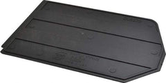 Quantum Storage - 10.8" Wide x 7" High, Black Bin Divider - Use with Bin QUS239 - Apex Tool & Supply