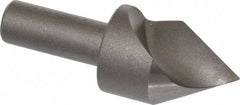 Keo - 1" Head Diam, 1/2" Shank Diam, 1 Flute 60° High Speed Steel Countersink - Bright Finish, 2-3/4" OAL, Single End, Straight Shank, Right Hand Cut - Apex Tool & Supply