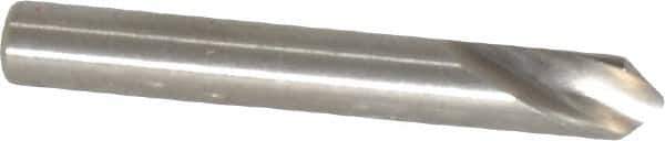 Keo - 3/16" Head Diam, 3/16" Shank Diam, 1 Flute 82° High Speed Steel Countersink - Bright Finish, 1-3/8" OAL, Single End, Straight Shank, Right Hand Cut - Apex Tool & Supply