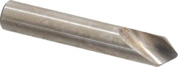 Keo - 1/4" Head Diam, 1/4" Shank Diam, 1 Flute 82° High Speed Steel Countersink - Bright Finish, 1-1/2" OAL, Single End, Straight Shank, Right Hand Cut - Apex Tool & Supply