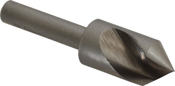 Keo - 1/2" Head Diam, 1/4" Shank Diam, 1 Flute 82° High Speed Steel Countersink - Apex Tool & Supply