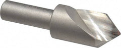 Keo - 5/8" Head Diam, 3/8" Shank Diam, 1 Flute 82° High Speed Steel Countersink - Bright Finish, 2-1/4" OAL, Single End, Straight Shank, Right Hand Cut - Apex Tool & Supply