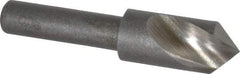 Keo - 3/8" Head Diam, 1/4" Shank Diam, 1 Flute 90° High Speed Steel Countersink - Bright Finish, 1-3/4" OAL, Single End, Straight Shank, Right Hand Cut - Apex Tool & Supply
