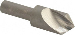 Keo - 5/8" Head Diam, 3/8" Shank Diam, 1 Flute 90° High Speed Steel Countersink - Bright Finish, 2-1/4" OAL, Single End, Straight Shank, Right Hand Cut - Apex Tool & Supply