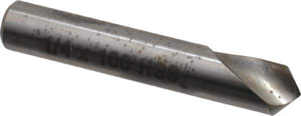 Keo - 1/4" Head Diam, 1/4" Shank Diam, 1 Flute 100° High Speed Steel Countersink - Bright Finish, 1-1/2" OAL, Single End, Straight Shank, Right Hand Cut - Apex Tool & Supply