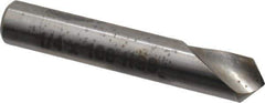Keo - 1/4" Head Diam, 1/4" Shank Diam, 1 Flute 100° High Speed Steel Countersink - Bright Finish, 1-1/2" OAL, Single End, Straight Shank, Right Hand Cut - Apex Tool & Supply