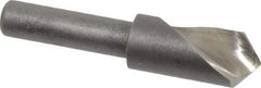 Keo - 3/8" Head Diam, 1/4" Shank Diam, 1 Flute 100° High Speed Steel Countersink - Bright Finish, 1-3/4" OAL, Single End, Straight Shank, Right Hand Cut - Apex Tool & Supply