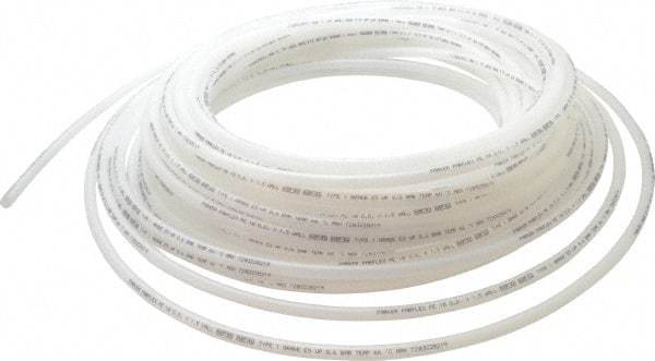 Parker - 10mm OD, 100' Long, Polyethylene Tube - Natural, -80 to 150°F - Apex Tool & Supply