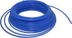 Parker - 11/64" ID x 1/4" OD, 0.04" Wall Thickness, 100' Long, Polyethylene Tube - Blue, 120 Max psi, -80 to 150°F - Apex Tool & Supply