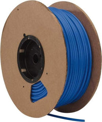 Parker - 11/64" ID x 1/4" OD, 0.04" Wall Thickness, 500' Long, Polyethylene Tube - Blue, 120 Max psi, -80 to 150°F - Apex Tool & Supply
