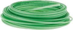 Parker - 11/64" ID x 1/4" OD, 0.04" Wall Thickness, 100' Long, Polyethylene Tube - Green, 120 Max psi, -80 to 150°F - Apex Tool & Supply