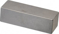 Mitutoyo - 0.4" Rectangular Steel Gage Block - Accuracy Grade 0, Includes Certificate of Inspection - Apex Tool & Supply