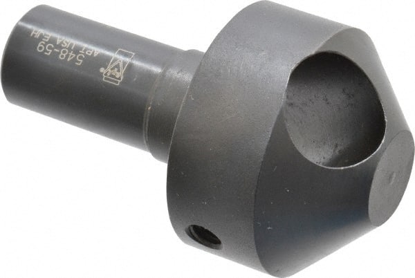 APT - 1 to 1-1/2" Hole Diam, 90° Included Angle, #5 Indexable Cutter Countersink - Apex Tool & Supply