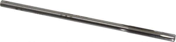Made in USA - 1/4" Carbide-Tipped 4 Flute Chucking Reamer - Straight Flute, 15/64" Straight Shank, 1-1/2" Flute Length, 6" OAL - Apex Tool & Supply