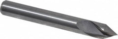 M.A. Ford - 1/4" Head Diam, 1/4" Shank Diam, 1 Flute 60° Solid Carbide Countersink - Apex Tool & Supply