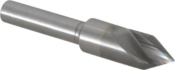 M.A. Ford - 3/8" Head Diam, 1/4" Shank Diam, 1 Flute 60° Solid Carbide Countersink - Apex Tool & Supply