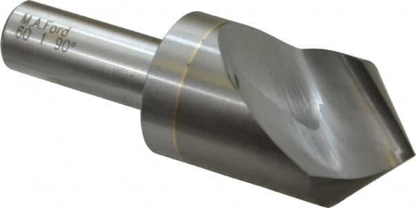 M.A. Ford - 1" Head Diam, 1/2" Shank Diam, 1 Flute 90° Solid Carbide Countersink - Apex Tool & Supply