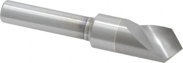 M.A. Ford - 3/8" Head Diam, 1/4" Shank Diam, 1 Flute 100° Solid Carbide Countersink - Apex Tool & Supply