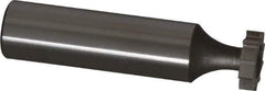 Keo - 1/2" Diam x 1/8" Face Width, High Speed Steel, 10 Teeth, Shank Connection Woodruff Keyseat Cutter - Uncoated, 2-1/8" OAL x 1/2" Shank, Straight Teeth, ANSI 404, Old Standard 4 - Apex Tool & Supply