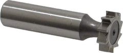 Keo - 3/4" Diam x 3/16" Face Width, High Speed Steel, 10 Teeth, Shank Connection Woodruff Keyseat Cutter - Uncoated, 2-3/16" OAL x 1/2" Shank, Straight Teeth, ANSI 606, Old Standard 9 - Apex Tool & Supply