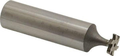 Keo - 3/8" Diam x 1/16" Face Width, High Speed Steel, 6 Teeth, Shank Connection Woodruff Keyseat Cutter - Uncoated, 2-1/16" OAL x 1/2" Shank, Staggered Teeth, ANSI 203, Old Standard 211 - Apex Tool & Supply