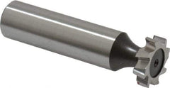 Keo - 5/8" Diam x 5/32" Face Width, High Speed Steel, 8 Teeth, Shank Connection Woodruff Keyseat Cutter - Uncoated, 2-5/32" OAL x 1/2" Shank, Staggered Teeth, ANSI 505, Old Standard 6 - Apex Tool & Supply
