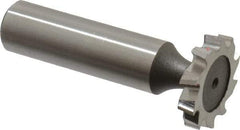 Keo - 7/8" Diam x 5/32" Face Width, High Speed Steel, 10 Teeth, Shank Connection Woodruff Keyseat Cutter - Uncoated, 2-5/32" OAL x 1/2" Shank, Staggered Teeth, ANSI 507, Old Standard 10 - Apex Tool & Supply