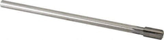 Made in USA - 13/32" Diam, 5/16" Max Diam Straight Shank, 3/4" Flute Length, Machine Expansion Reamer - Straight Flute, 7" OAL, Right Hand Cut, 6 Flutes, High Speed Steel, Bright Finish - Apex Tool & Supply