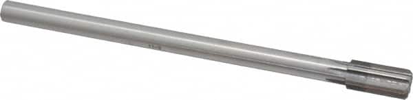 Made in USA - 9/16" Diam, 7/16" Max Diam Straight Shank, 1-1/8" Flute Length, Machine Expansion Reamer - Apex Tool & Supply