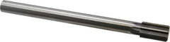 Made in USA - 15/16" Diam, 3/4" Max Diam Straight Shank, 1-1/2" Flute Length, Machine Expansion Reamer - Straight Flute, 10" OAL, Right Hand Cut, 8 Flutes, High Speed Steel, Bright Finish - Apex Tool & Supply