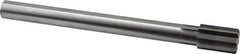 Made in USA - 1-1/8" Diam, 7/8" Max Diam Straight Shank, 1-3/4" Flute Length, Machine Expansion Reamer - Straight Flute, 11" OAL, Right Hand Cut, 8 Flutes, High Speed Steel, Bright Finish - Apex Tool & Supply