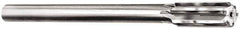Made in USA - 1-7/16" Diam, 1-1/4" Max Diam Straight Shank, 2" Flute Length, Machine Expansion Reamer - Straight Flute, 12" OAL, Right Hand Cut, 8 Flutes, Carbide-Tipped, Bright Finish - Apex Tool & Supply