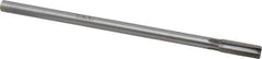 Made in USA - 3/8" Diam, 5/16" Max Diam Straight Shank, 1" Flute Length, Machine Expansion Reamer - Straight Flute, 7" OAL, Right Hand Cut, 4 Flutes, Carbide-Tipped, Bright Finish - Apex Tool & Supply