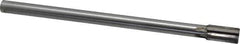Made in USA - 17/32" Diam, 7/16" Max Diam Straight Shank, 1" Flute Length, Machine Expansion Reamer - Straight Flute, 8" OAL, Right Hand Cut, 6 Flutes, Carbide-Tipped, Bright Finish - Apex Tool & Supply