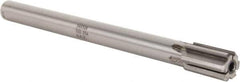 Made in USA - 7/8" Diam, 3/4" Max Diam Straight Shank, 1-1/2" Flute Length, Machine Expansion Reamer - Straight Flute, 10" OAL, Right Hand Cut, 6 Flutes, Carbide-Tipped, Bright Finish - Apex Tool & Supply