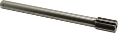 Made in USA - 31/32" Diam, 3/4" Max Diam Straight Shank, 1-1/2" Flute Length, Machine Expansion Reamer - Straight Flute, 10" OAL, Right Hand Cut, 8 Flutes, Carbide-Tipped, Bright Finish - Apex Tool & Supply
