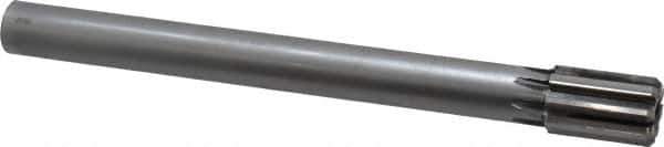 Made in USA - 1-1/16" Diam, 7/8" Max Diam Straight Shank, 1-5/8" Flute Length, Machine Expansion Reamer - Straight Flute, 10-1/2" OAL, Right Hand Cut, 8 Flutes, Carbide-Tipped, Bright Finish - Apex Tool & Supply
