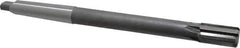 Made in USA - 3/4" Diam, 2MT Morse Taper Shank, 1-3/8" Flute Length, Machine Expansion Reamer - Straight Flute, 9-1/2" OAL, Right Hand Cut, 6 Flutes, Carbide-Tipped, Bright Finish - Apex Tool & Supply