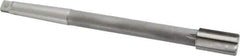 Made in USA - 7/8" Diam, 2MT Morse Taper Shank, 1-1/2" Flute Length, Machine Expansion Reamer - Straight Flute, 10" OAL, Right Hand Cut, 6 Flutes, Carbide-Tipped, Bright Finish - Apex Tool & Supply