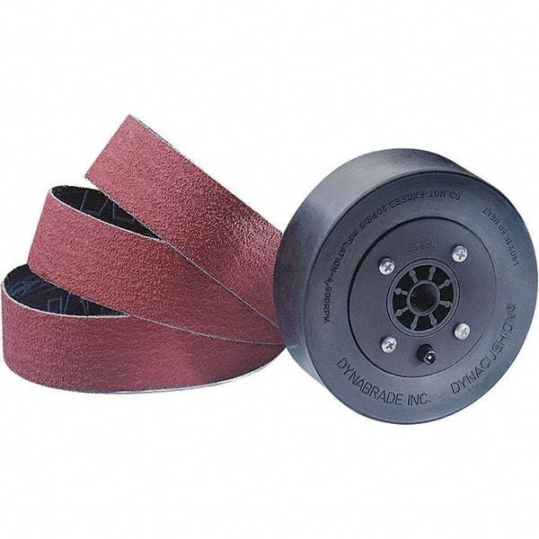 Dynabrade - 5" Wheel OD, 1-1/2" Wheel Width, 4,500 RPM, Composite, Pneumatic Wheel with Hub - 15-1/2" Long x 1-1/2" Wide, 5/8" Wheel Arbor Hole - Apex Tool & Supply