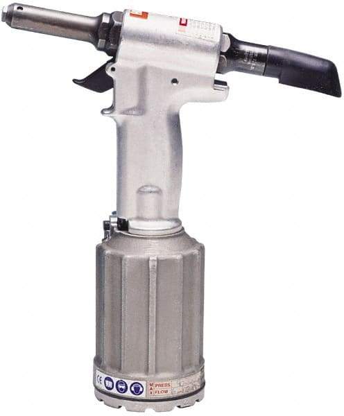 HUCK - Up to 1/4" Capacity, Air Riveting Hammer - 0.683" Long Stroke, 1/4" Inlet - Apex Tool & Supply
