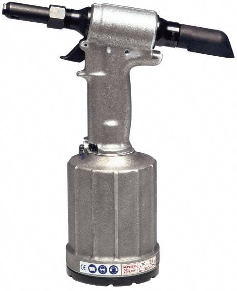 HUCK - Up to 1/4" Capacity, Air Riveting Hammer - 0.675" Long Stroke, 1/4" Inlet - Apex Tool & Supply
