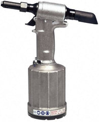 HUCK - Up to 1/4" Capacity, Air Riveting Hammer - 0.675" Long Stroke, 1/4" Inlet - Apex Tool & Supply