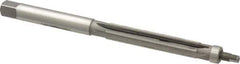 Made in USA - 3/8" Reamer Diam, 0.3700" Diam Straight Shank, 1-3/4" Flute Length, Hand Expansion Reamer - Straight Flute, 5" OAL, Right Hand Cut, 6 Flutes, High Speed Steel - Apex Tool & Supply