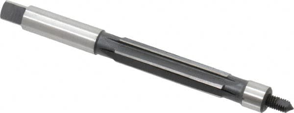 Made in USA - 7/16" Reamer Diam, 0.4325" Diam Straight Shank, 1-3/4" Flute Length, Hand Expansion Reamer - Apex Tool & Supply