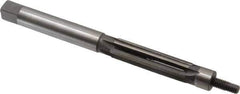 Made in USA - 1/2" Reamer Diam, 0.4950" Diam Straight Shank, 1-13/16" Flute Length, Hand Expansion Reamer - Straight Flute, 5-1/2" OAL, Right Hand Cut, 6 Flutes, High Speed Steel - Apex Tool & Supply