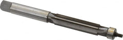 Made in USA - 17/32" Reamer Diam, 0.5260" Diam Straight Shank, 2-1/8" Flute Length, Hand Expansion Reamer - Apex Tool & Supply