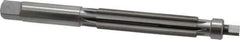 Made in USA - 3/4" Reamer Diam, 0.7450" Diam Straight Shank, 2-11/16" Flute Length, Hand Expansion Reamer - Straight Flute, 7-1/16" OAL, Right Hand Cut, 8 Flutes, High Speed Steel - Apex Tool & Supply